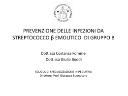 - Specializzazione Pediatria