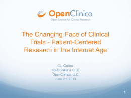 Patient-Centered Research in the Internet Age
