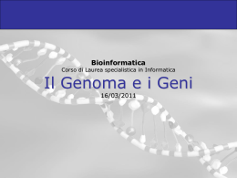 2-Genoma_e_geni_2011 - Dipartimento di Matematica e