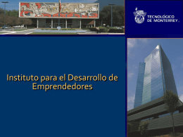 1 - Instituto de Emprendimiento Eugenio Garza Lagüera