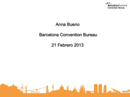 1ª Presentación Barcelona Convention Bureau