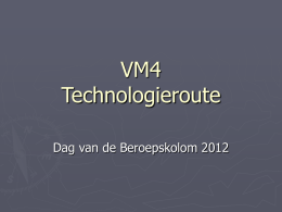 VM4 Technologieroute