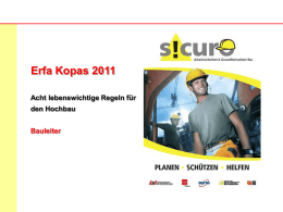ERFA Vortrag 2010 Entwicklung Schweiz (VSGU)