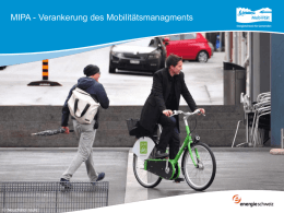 Verankerung des Mobilitätsmanagements