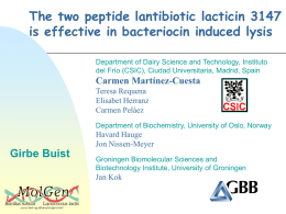 The two peptide lantibiotic LtnA is effective in bacteriocin