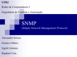 SNMP (Simple Network Management Protocol) - GTA
