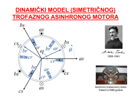 Dinamički model asinhronog motora