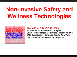 Non-Invasive Safety and Wellness Technologies