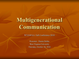 Multigenerational Communication