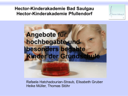 Hector-Kinderakademie Bad Saulgau