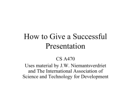 presentation