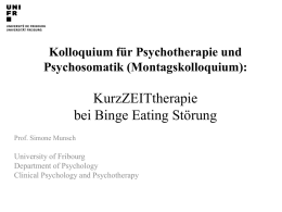 KVT-K - Klinik für Psychiatrie und Psychotherapie