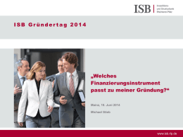 Vortrag Herr Stieb - ISB - in Rheinland