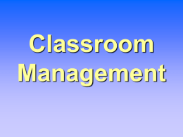 classroom - management: Präsentation von Helmut Bach, Ludwig