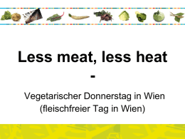 Less meat, less heat