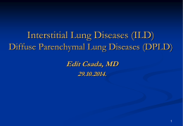 11. Interstitial lung diseases