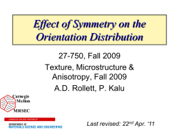 Lecture for 6 Feb `01