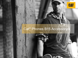 Cat Phones B15 Accessories 2013