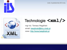 XML Schema - tweglinski.pl
