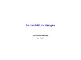 Matériel (niveau 4) - Emmanuel Bernier