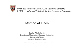 11.MethodOfLines - Electrical and Computer Engineering
