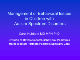 First Steps_LS2 Phase II_Management of Behavioral Issues in