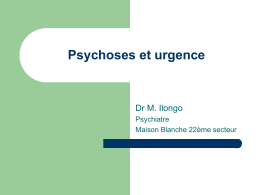 Psychoses et urgence – DESC MU 2008