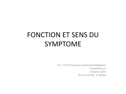 symptôme - IFSI