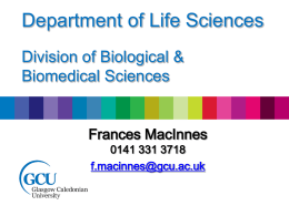Applied Biomedical - Glasgow Caledonian University
