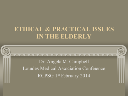 medical ethical issues in the elderly