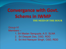 1 - Jharkhand State Watershed Mission