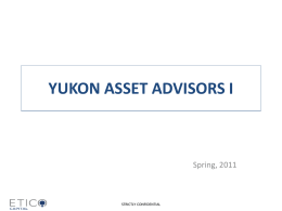 Yukon Asset Advisors I