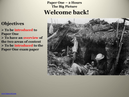 lessons - History @ St Benets
