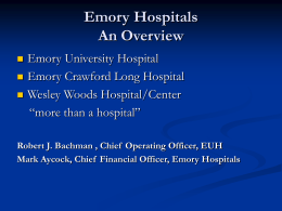 Emory Hospitals - Emory University