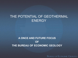 the potential of geothermal energy