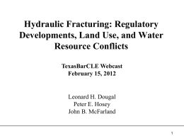 Hydraulic Fracturing Basics