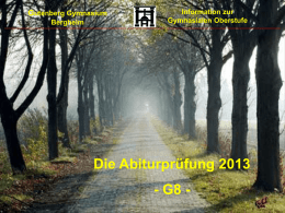 Abiturprüfungen - Gutenberg
