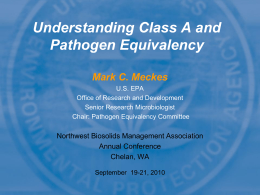 Understanding Class A and Pathogen Equivalency