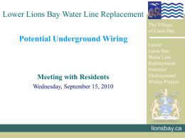 Potential Underground Wiring