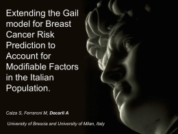 Extending the Gail model for Breast Cancer Risk Prediction to