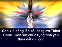 Bài ca tạ ơn - Thanhlinh.net