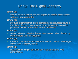 Unit 2: The Digital Economy