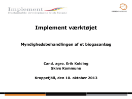 Præsentation af Erik Kolind