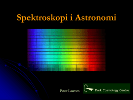 Spektroskopi i Astronomi