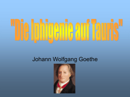 Goethe: Iphigenie auf Tauris