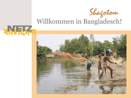 Präsentation Willkommen in Bangladesch