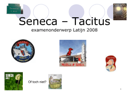 Seneca/Tacitus: examen 2008