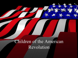 Children of the American Revolution