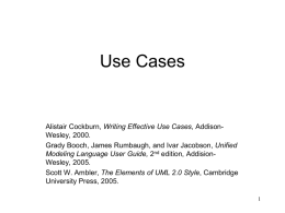 use case - Courses