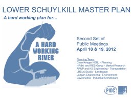 of the Lower Schuylkill
